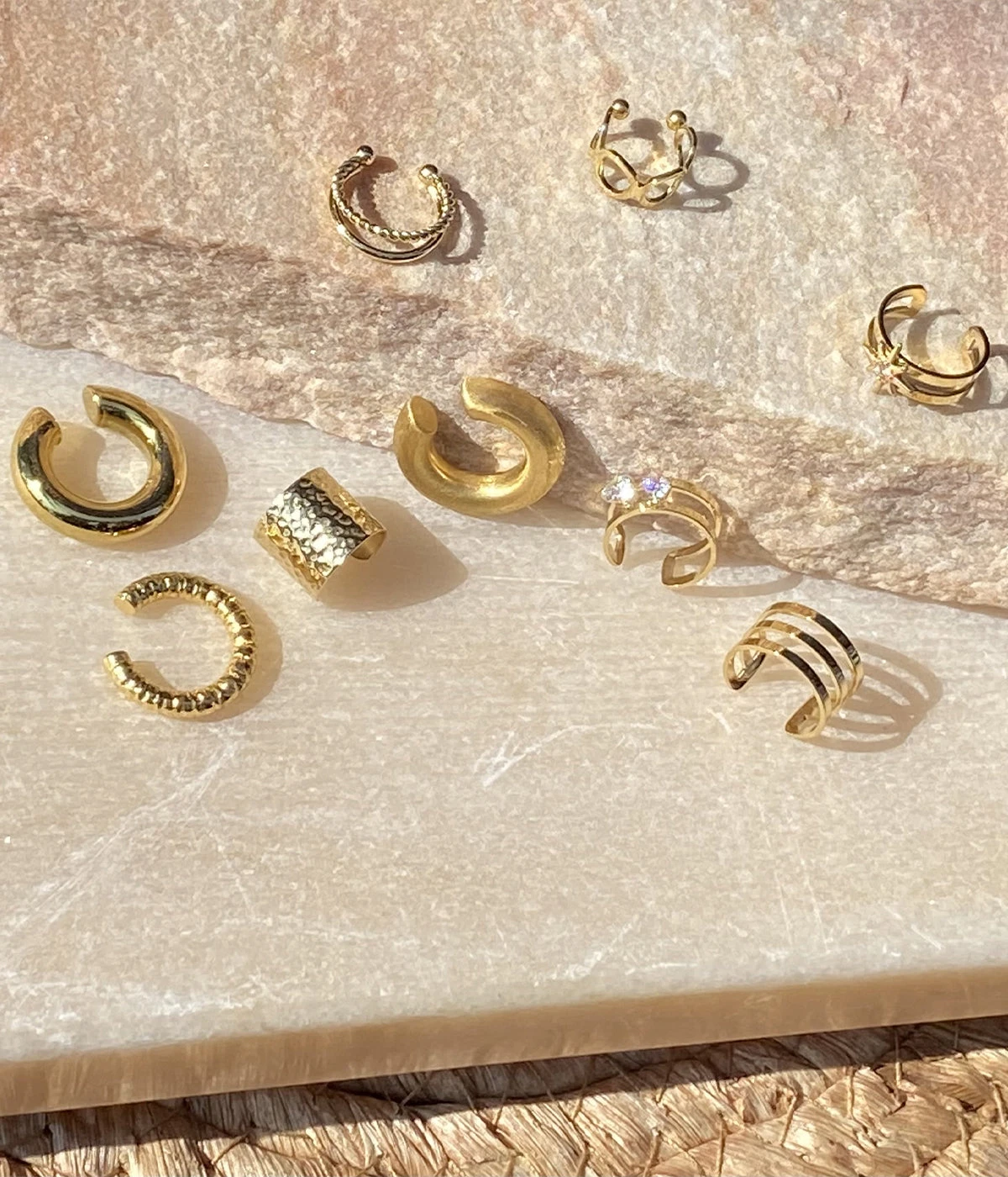 Earcuff Géminides (Acier Doré) – Image 4