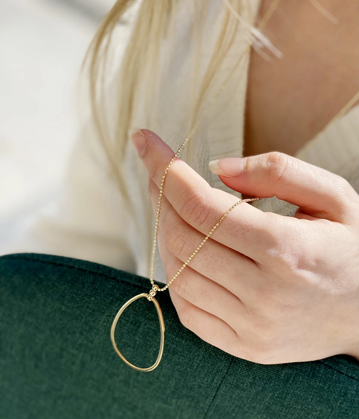 Sautoir Pera (Acier DorĂ©) â Image 2